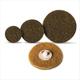 Ingersoll Rand Abrasive Sanding/Surface Preparation Discs - 3in. Medium, Maroon, 10-Pk.