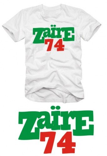 Coole-Fun-T-Shirts Coole Fun T-Shirts ZAIRE 74 M. Ali  T-SHIRT rumble in the jungle, weiss, Gr&ouml;sse: XXL