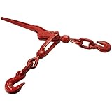 Lever Chain Load Binder with Grab Hooks 1/4"