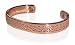 New Magnetic Copper Cuff Unisex Bracelet with Patterns