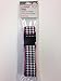 ORB Travel Premium Designer Luggage Strap-LS225BWR-Houndstooth-Black/White/Red