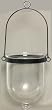Individually Hand Etched Sand Dollar Glass Candle Lantern 9.5"