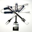 Detroit Tigers 4 Pc Bbq Set - Bbq Set Det Tigers