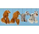 Dog Assortment 3 (Afghan, Pomeranian, Schnauzer, Yorkshire Terrier) Small Marionettes Set