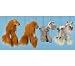   - Dog Assortment 3 (Afghan, Pomeranian, Schnauzer, Yorkshire Terrier) Small Marionettes Set