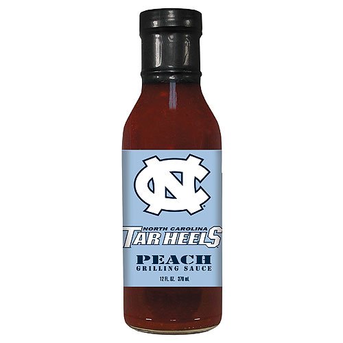 North Carolina Tar Heels NCAA Peach Grilling Sauce - 12oz by Hot Sauce Harry