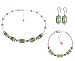 Green Clear Pink Crystal 24