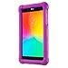 Poetic TurtleSkin Series Case for LG G Pad 7.0, Heavy Duty Shockproof Kids Friendly Silicone Bumper Protective Case Cover, Black