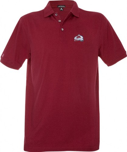 Buy Colorado Avalanche Maroon Classic Pique Stainguard Polo Shirt