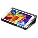 Samsung Galaxy Tab 4 7.0 Case - Poetic Samsung Galaxy Tab 4 7.0 Case [SlimBook Series] - [SlimFit] [Professional] PU Leather Slim Folio Case for Samsung Galaxy Tab 4 7.0 Black (3 Year Manufacturer Warranty From Poetic)