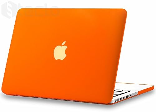 Steklo - MacBook Pro 13.3" Retina Display Case Rubberized Hard Cover (Models: A1502 and A1425) Shell - ORANGE