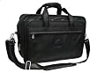 Black Leather Practical Expandable Computer Case