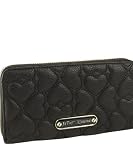 Betsey Johnson Black Quilted love Wallet