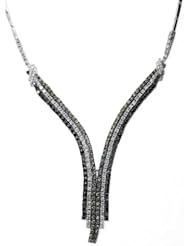 Effy Jewlery Prism Confetti Cognac, Black and White Diamond Necklace