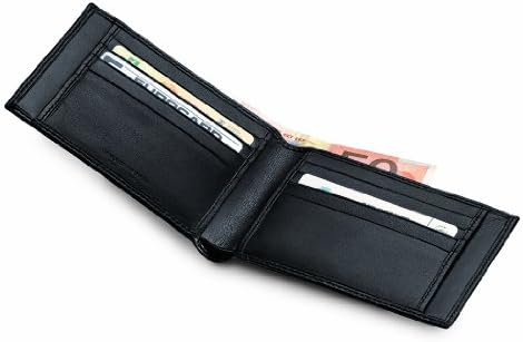 Giorgio Fedon 1919 - Italian Leather Billfold Wallet - Black
