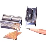 Kum 104.06.01 Magnesium Alloy 1-Hole Steel Blade Long Point Pencil Sharpeners
