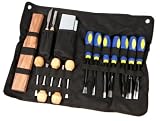 Premium Woodworkers Complete 18-Tool Chisel Set - Custom Case