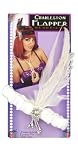 Flapper Costume Headpiece in White - White