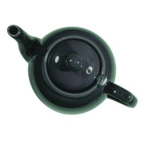 Dexam London Pottery 2 Cup Filter Teapot Black