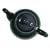 Dexam London Pottery 6 Cup Globe Teapot Black