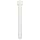Nylon 6/6 Hex Bolt, Hex Head, UNC Threads, 1/4"-20 Thread Size, 3" Length, Fully Threaded, Made In US, Pack Of 100