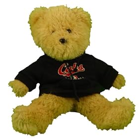 Chicago Cubs Script Hood Teddy Bear By Forever Collectibles