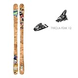 RAMP Sports Cork Unisex Twin Tip Park and Pipe Alpine Ski with Tyrolia Peak 12 - 171cm