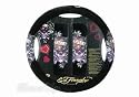 Ed Hardy Lenkradhülle + 2 Gurtpolster "Love kills slowly"