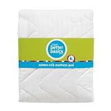 giggle Better Basics Sateen Waterproof Crib Mattress Pad