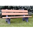 Trail Side Bench 4 Foot - Redwood