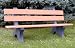 Trail Side Bench 8 Foot - White
