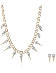 Panacea Crystal Spike Necklace, 16"