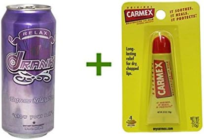 DRANK EXTREME RELAXATION DRINK 12/16oz, (2 PACK), CARMEX MOISTURIZING LIP BALM Tubes 1ct