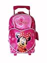 Disney Minnie Mouse Sweet Love - Large 16" Rolling Luggage Backpack