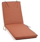 Chaise Cushion - Dupione Papaya