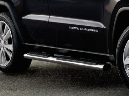 2011 2014 Jeep Grand Cherokee Chrome Tubular Side Steps - Konoanoonenora