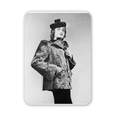 INDIAN LAMB COAT 1930S - Mouse Mat Art247 Highest Quality Natural Rubber Mouse Mats - 250 x 190 x 6mm