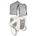Croozer Fahrradanh�nger Regenverdeck PVC f�r Hundeanh�nger
