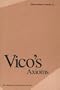 Vico's Axioms: The Geometry of the Human World