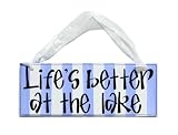 Tumbleweed 'Life's Better At the Lake' Decorative Wooden Hanging Plaque