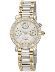 Anne Klein Womens 10-7899MPTT Diamond Accented Multi-Function Two-Tone Watch