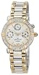 AK Anne Klein Women's 10-7899MPTT Diamond Accented Multi-Function Two-Tone Watch