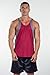 Mens Athletic Dri-fit Two-tone Stringer Tank Top By Pitbull