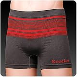 Sakkas Men's Seamless Athletic Style Stretch Boxer Briefs - Assorted Color 6 Pack