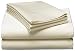 Pike Street 1000-Thread Count Luxury Single-Ply Sateen Queen Sheet Set, Ivory