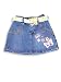 GeGe - Toddler Girls Jean Skirt, Blue Denim (Size 4T)