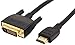 AmazonBasics DVI to HDMI Adapter Cable - 3 Feet (Latest Standard)