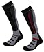 Protect your feet with the Apollo winter ski / snowboard performance socks.
- Quantity = 2 Pairs.
- Colour = Black/Grey + Black/Grey/Red.
- Size = UK 7-11, (Euro 40-46).
- Long leg style sock.
- Durable warm knit.
- Technical pressure point protected design, featuring arch support, heel stretch, plus cushioned front boot guard for added comfort.
- Elasticated rib top.
- Fabric uses Cotton (75%), Polyester (20%) and Elasthan (5%) to provide warmth and performance.
IF YOU HAVE ANY QUESTIONS PLEASE DO NOT HESITATE TO CONTACT US!