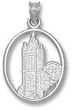 Iowa State Cyclones Solid Sterling Silver Campanile Pendant