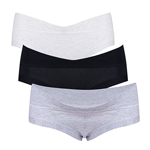 Intimate Portal Women's Under the Bump Maternity Cradle Brief Multi Pack